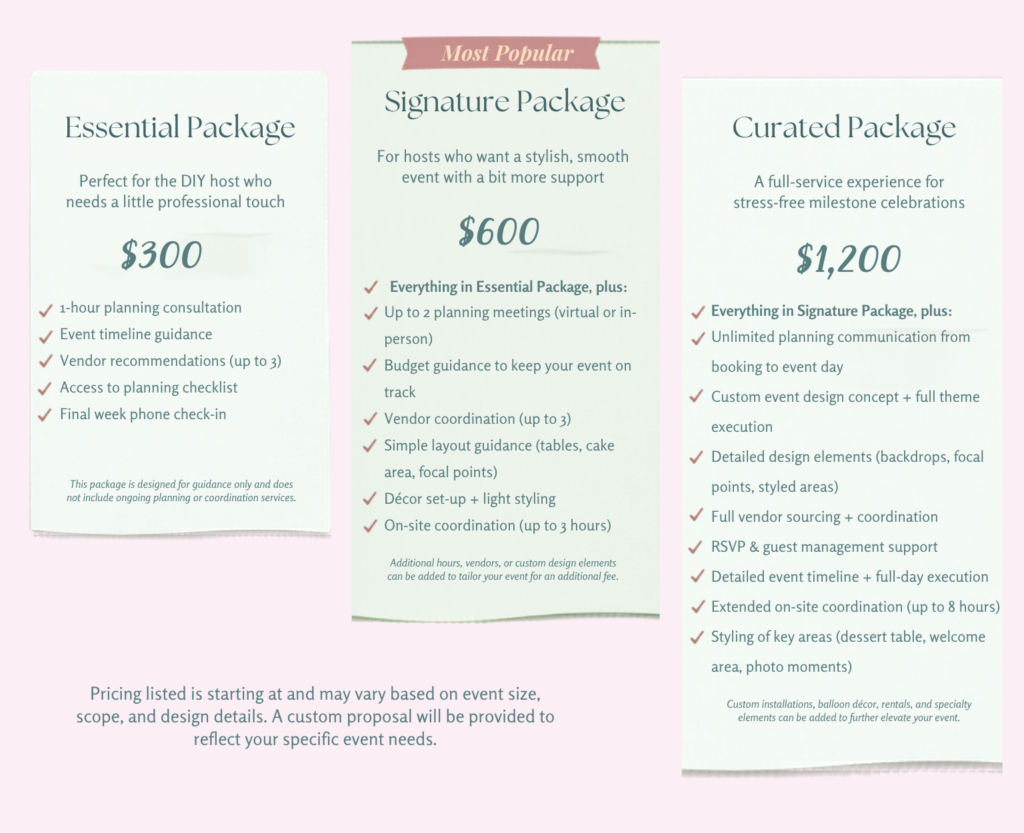 milestone packages (2)